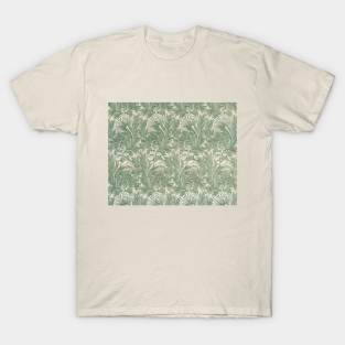 Tulip by William Morris, Vintage Textile Art T-Shirt